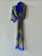 Polyester zijde sjaal in koningsblauw - langwerpig, Kleding | Dames, Mutsen, Sjaals en Handschoenen, Nieuw, Merkloos, Ophalen of Verzenden