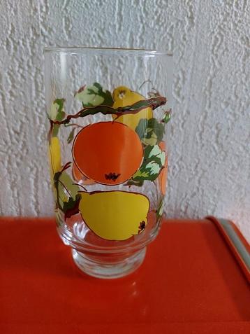 Vintage drinkglazen sinaasappels citroenen 1970 zgan beschikbaar voor biedingen