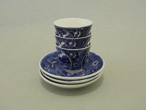 Tea Drinker - 3 hoge kommetjes, Antiek en Kunst, Antiek | Servies los, Ophalen