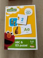 Sesamstraat ABC & 123 Puzzel, Ophalen of Verzenden, 10 tot 50 stukjes, Nieuw, 2 tot 4 jaar