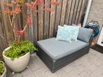 Loungebank loungebed, Gebruikt, Wicker, Bank, Ophalen