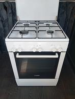 Z g.a.n gasfornuis met elektrische oven merk Bosch, Ophalen, 4 kookzones, Zo goed als nieuw, Gas