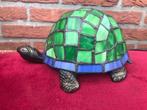 prachtige Tiffany schildpadlamp, glas in lood, Ophalen of Verzenden, Zo goed als nieuw, Glas, Minder dan 50 cm