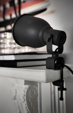 IKEA hektar klemspot antraciet, Huis en Inrichting, Lampen | Wandlampen, Ophalen of Verzenden, Zo goed als nieuw, Metaal