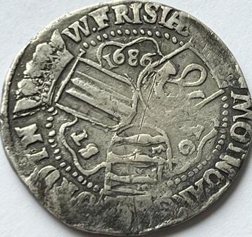 West-Friesland schaarse daalder 1686 misslag beschikbaar voor biedingen