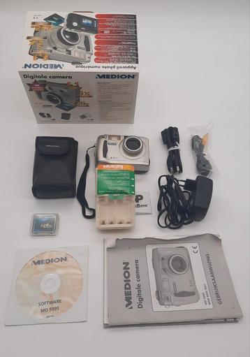 Medion MD 5995 (MD9700) digitale camera compleet in doos beschikbaar voor biedingen