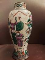 Vintage, handgeschilderde Chinese Nanking vaas, Antiek en Kunst, Antiek | Vazen, Ophalen of Verzenden