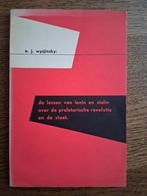 A.J. Wysjinsky - De leer van Lenin en Stalin, Ophalen of Verzenden