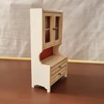 Leuke buffetkast vitrinekast + deuren 2 lades Vintage Lundby, Verzamelen, Poppenhuizen en Toebehoren, Ophalen of Verzenden, Gebruikt