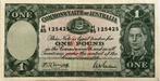 Australië nette een pond 1942, Postzegels en Munten, Bankbiljetten | Oceanië, Ophalen of Verzenden, Los biljet