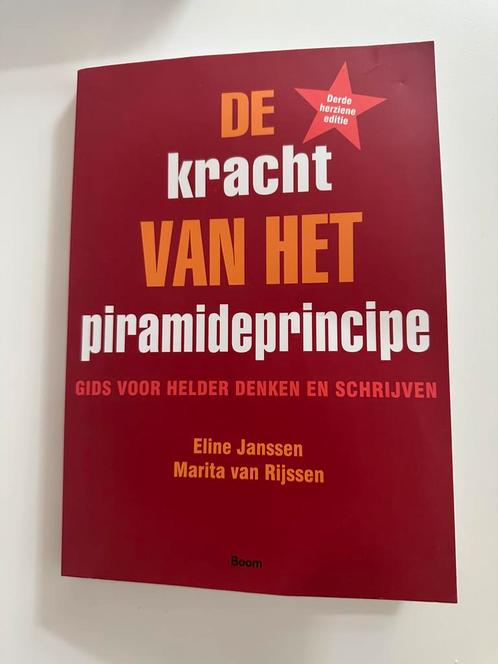Marita van Rijssen - De kracht van het piramideprincipe, Boeken, Wetenschap, Nieuw, Ophalen of Verzenden