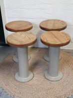 Vintage krukjes, Ophalen, Zo goed als nieuw, Hout