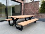 Industriële Douglashouten/steigerhouten Picknicktafels, Tuin en Terras, Picknicktafels, Ophalen of Verzenden, Nieuw, Rechthoekig