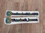 Sociale media sticker reclame sticker, Ophalen of Verzenden