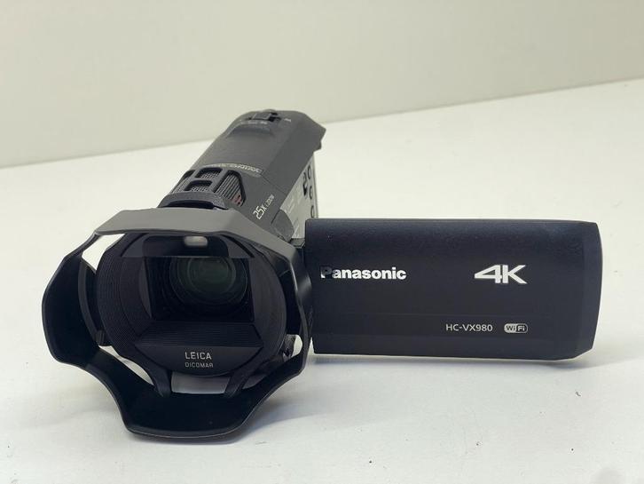 PANASONIC HC-VX980 4K camcorder Nieuw met Tas, Audio, Tv en Foto, Videocamera's Digitaal, Zo goed als nieuw, Camera, Geheugenkaart
