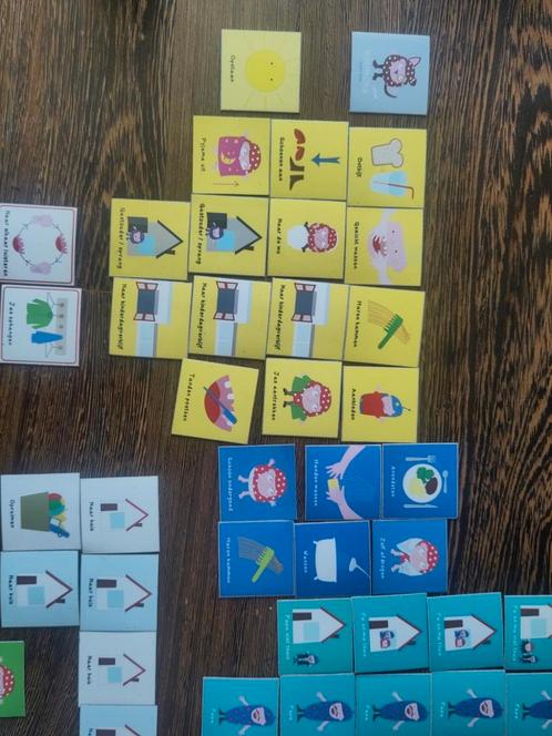 Magneet pictogrammen voor dag en week ritme op planbord kind, Kinderen en Baby's, Overige Kinderen en Baby's, Gebruikt, Ophalen of Verzenden
