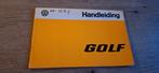 Handleiding Golf 1 1977, Ophalen of Verzenden