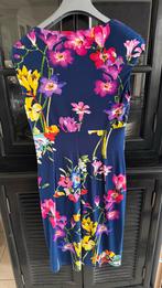 Lauren Ralph Lauren Bloemenjurk Maat M, Maat 38/40 (M), Blauw, Ophalen of Verzenden, Zo goed als nieuw