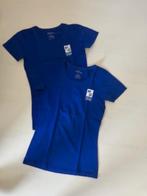 2 Gym shirts Norbertus Gertrudis Lyceum maat S, Ophalen of Verzenden, Zo goed als nieuw, Maat 36 (S), Blauw