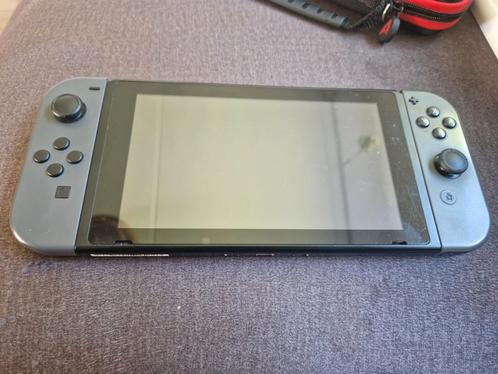 Nintendo switch zwart/antraciet, Spelcomputers en Games, Spelcomputers | Nintendo Switch, Zo goed als nieuw, Switch Original, Met 1 controller