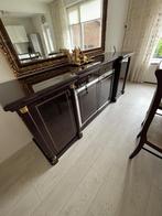 Eettafel met 6 stoelen en dressoir kast, Huis en Inrichting, Tafels | Eettafels, Ophalen, Gebruikt, Vijf personen of meer, Rechthoekig
