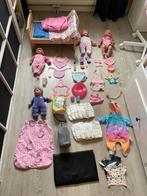 Poppen en poppen inboedel ( Bayer en baby born), Ophalen of Verzenden, Zo goed als nieuw, Babypop