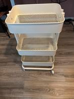 Ikea rolkar / trolly wit, Ophalen, Zo goed als nieuw