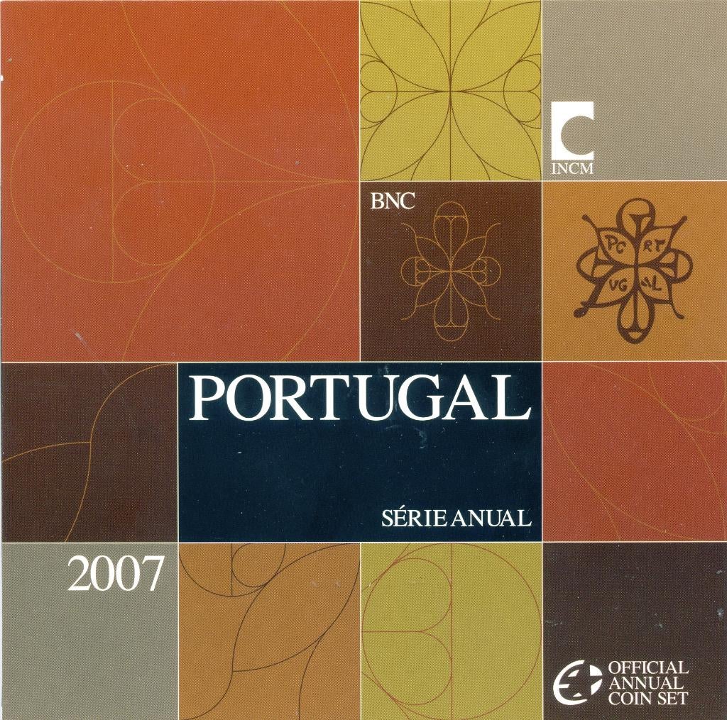 BU set Portugal 2007 - 1 cent t/m 2 euro -- Blister, Verzenden, Portugal, Overige waardes, Setje