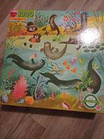 Eeboo - Complete Puzzel - Otters - 1000 stukjes, Kinderen en Baby's, Speelgoed | Kinderpuzzels, Ophalen of Verzenden, Meer dan 50 stukjes