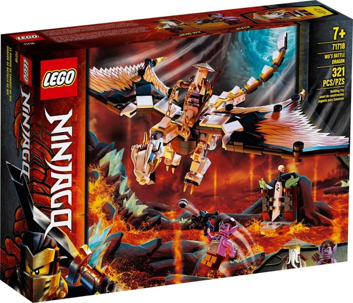 LEGO 71718 NINJAGO - Wu's gevechtsdraak (sealed), Kinderen en Baby's, Speelgoed | Duplo en Lego, Nieuw, Lego, Complete set, Ophalen of Verzenden