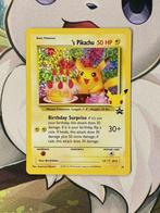 Birthday Pikachu celebrations., Hobby en Vrije tijd, Verzamelkaartspellen | Pokémon, Verzenden, Zo goed als nieuw, Losse kaart