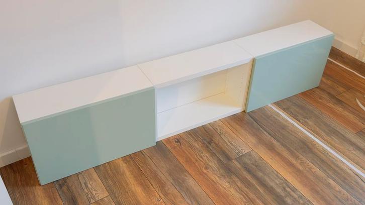 IKEA BESTA Bovenkast - Goede Staat, Huis en Inrichting, Kasten | Boekenkasten, Zo goed als nieuw, 50 tot 100 cm, Minder dan 100 cm