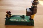 Monkey bank. Spaarpot gietijzer, Ophalen of Verzenden