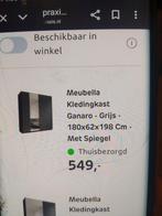 Mooie kledingkast - Ganaro Grijs, Huis en Inrichting, Kasten | Kledingkasten, Ophalen, Overige materialen, Met deur(en), Nieuw