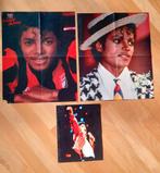 3 posters Michael Jackson jaren 80 popfoto 40x50 cm 24x30 cm, Ophalen of Verzenden, A1 t/m A3, Muziek, Rechthoekig Staand