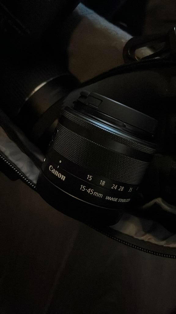 Canon objectief/ lens EF-M 15-45mm, Audio, Tv en Foto, Fotografie | Lenzen en Objectieven, Zo goed als nieuw, Standaardlens, Ophalen
