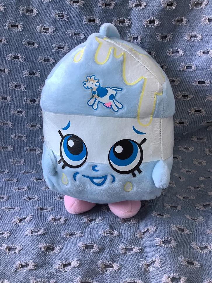 Squish mallow shopkins milk soft toy figure tbv KIKA, Kinderen en Baby's, Speelgoed | Knuffels en Pluche, Zo goed als nieuw, Overige typen