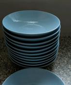 HEMA zware borden soep stampot stoepborden licht blauw, Ophalen, Gebruikt, Bord(en), Overige stijlen