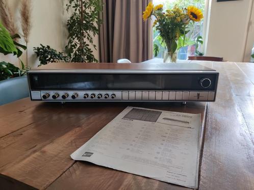 Vintage Philips HI-FI Receiver 22RH702 (1971), Audio, Tv en Foto, Versterkers en Receivers, Gebruikt, Stereo, Minder dan 60 watt