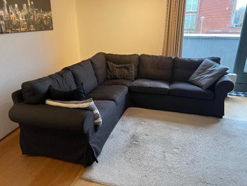 Ikea Ektorp hoekbank 2+2 zits zwart - afbeelding 3