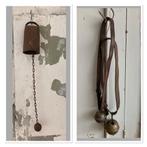 Brocante ijzeren bel - koeienbel - geitenbel - geitenbellen, Gebruikt, Ophalen of Verzenden, Nvt, Nvt