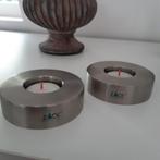 Zack RVS theelicht houder, Huis en Inrichting, Ophalen of Verzenden, Zo goed als nieuw, Overige materialen, Minder dan 25 cm