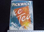 sticker pickwick ice tea logo thee vintage, Verzenden, Zo goed als nieuw, Merk