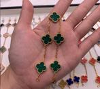 Van Cleef armband groen, Sieraden, Tassen en Uiterlijk, Armbanden, Verzenden, Nieuw, Groen, Staal