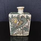 Antieke Perzische fles - vaas uit de 19e eeuw / Iznik, Qajar, Antiek en Kunst, Antiek | Keramiek en Aardewerk, Ophalen of Verzenden