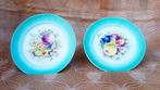 Twee porseleinen bordjes Maestricht, Société Céramique, Antiek en Kunst, Antiek | Keramiek en Aardewerk, Ophalen of Verzenden