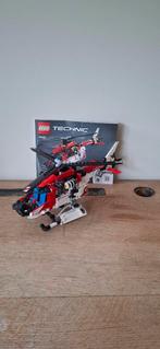 LEGO Technic 42092 Reddingshelikopter, Ophalen of Verzenden, Zo goed als nieuw, Complete set, Lego