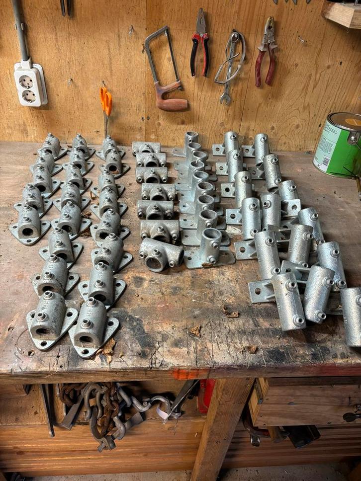 Steigerbuis koppelingen 33,7mm, Doe-het-zelf en Verbouw, IJzerwaren en Bevestigingsmiddelen, Ophalen