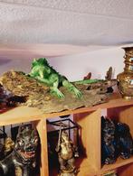 Hagedis XL op boomstam, Antiek en Kunst, Ophalen of Verzenden