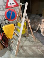 Houten trap keukentrap huishoudtrap, Doe-het-zelf en Verbouw, Ladders en Trappen, Ophalen, Gebruikt, Minder dan 2 meter